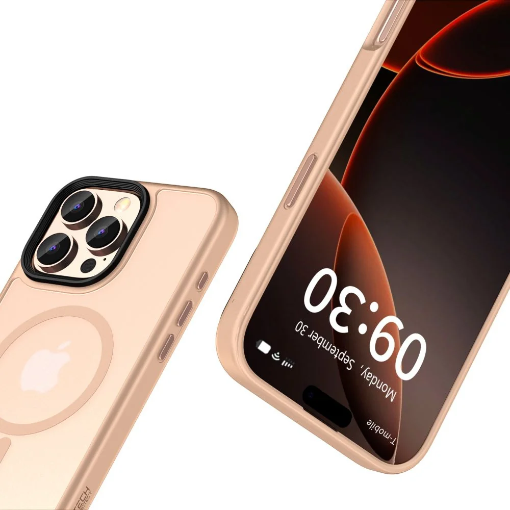 Tech-Protect Magmat MagSafe kryt na iPhone 16 Pro, hnedý