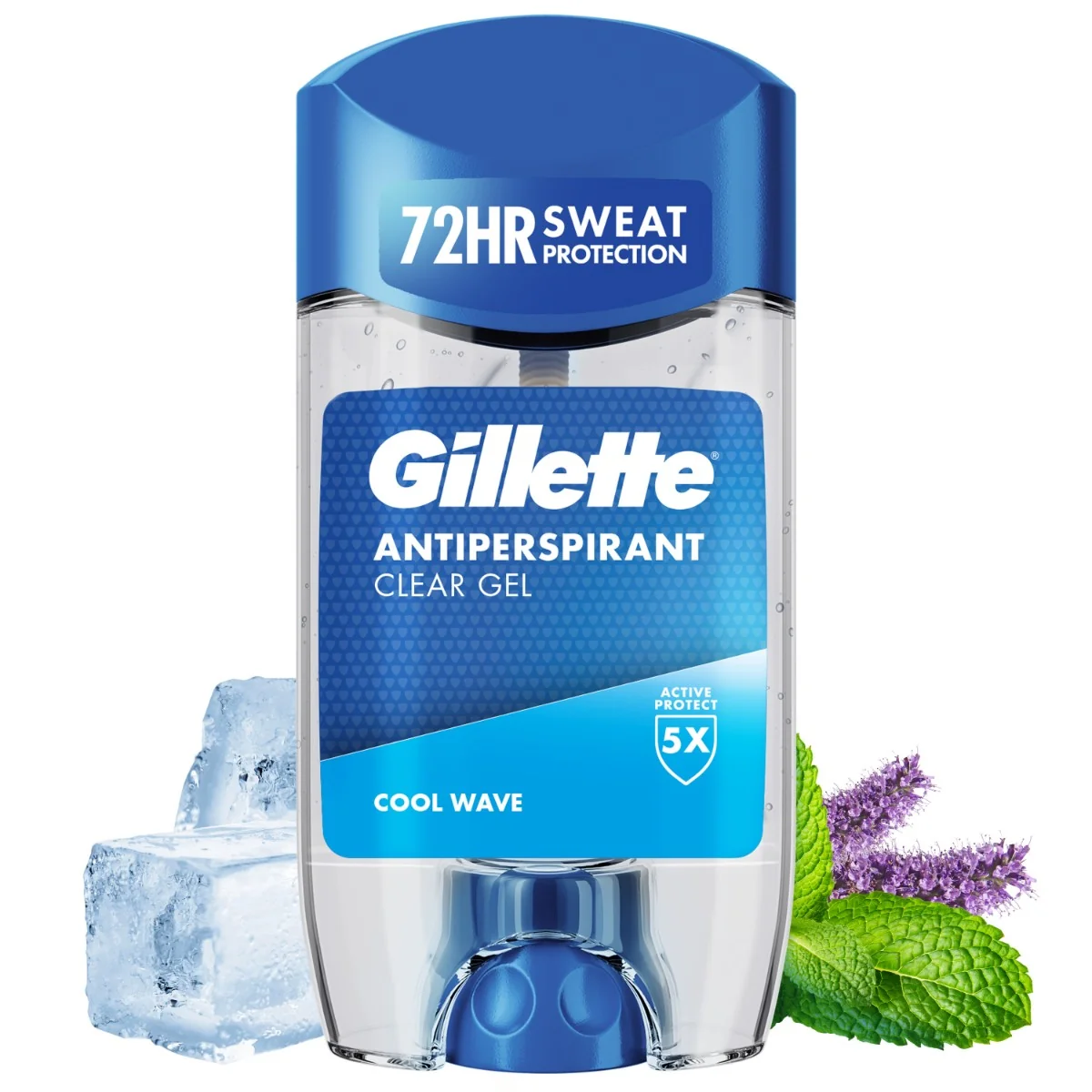 Gillette Cool Wave Pánsky gélový antiperspirant 70 ml