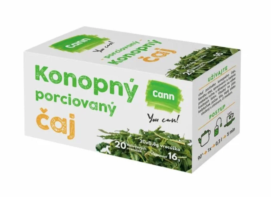 CANN Konopný čaj - porciovaný 1×20 ks, porciovaný čaj