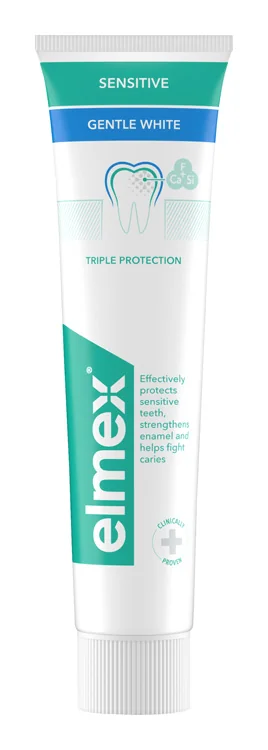 ELMEX Zubná pasta SENSITIVE WHITE 1×75 ml, pre citlivé zuby