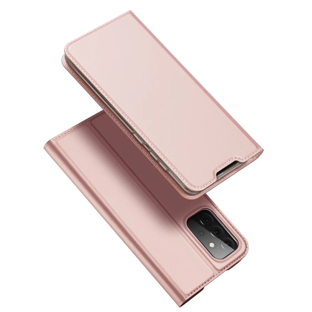 DUX DUCIS Skin Pro knižkové puzdro na Samsung Galaxy A72, ružové