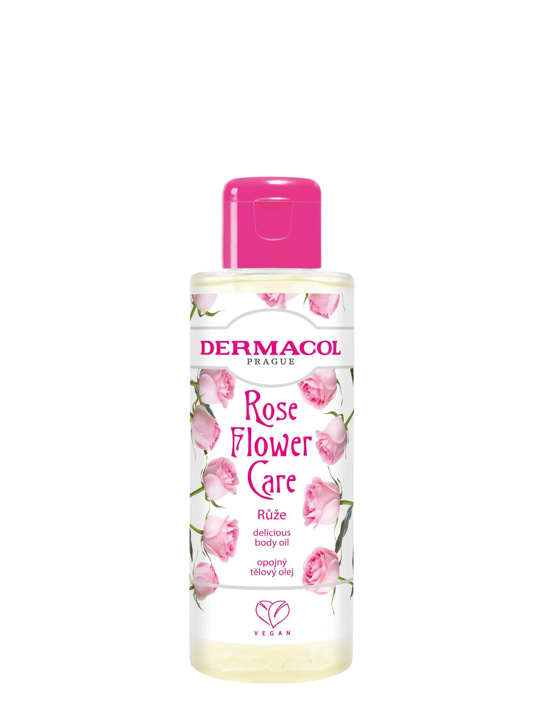 Dermacol Flower care telový olej Ruža 1×100 ml, telový olej