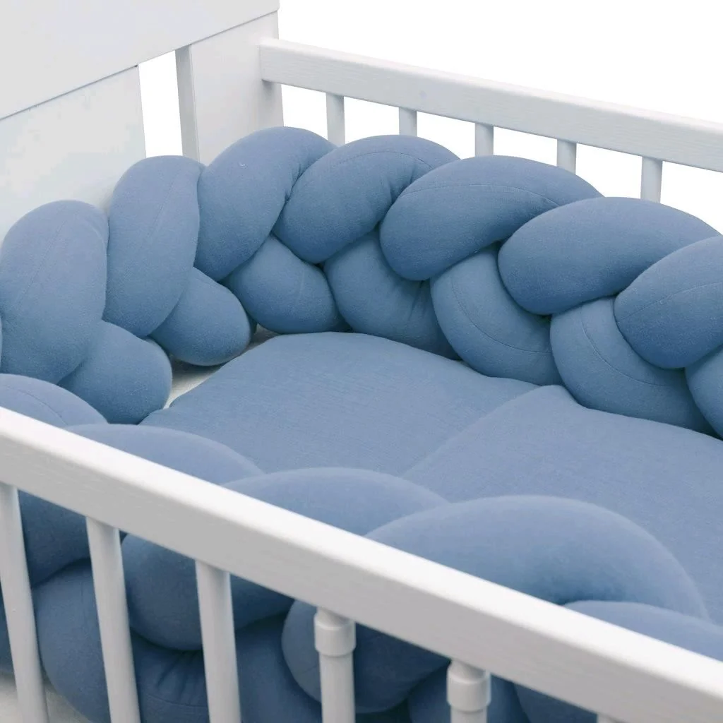 Mušelínový set do postieľky s výplňou New Baby 100x70 cm modrý