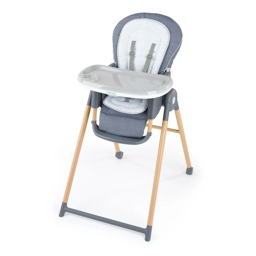 Stolička jedálenská Deluxe 7v1 Proper Positioner™ Chambray 0m+ do 23 kg