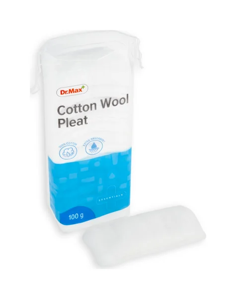 Dr. Max Cotton Wool Pleat 1×100 g, vata bavlnená skladaná