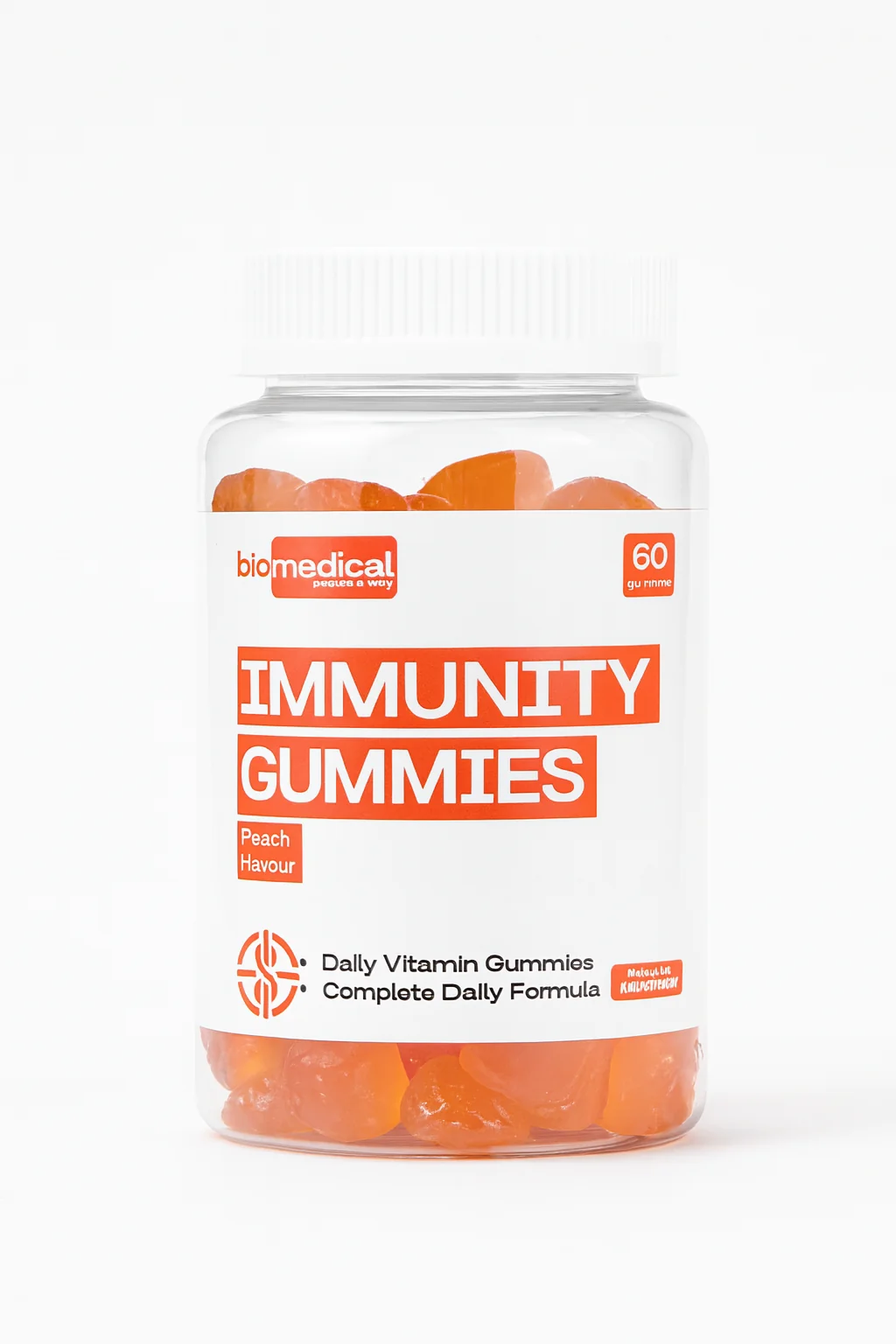Immunity gumíky s vitamínom C, D3 a zinkom 60 gummies
