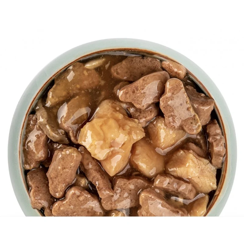 OPTIMEAL Superpremium Grain free Sensitive s jahňacím morčacím filé v omáčke bez obilnín 85g (4003)