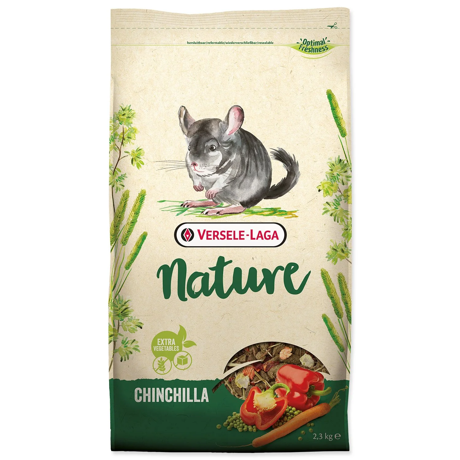 Krmivo Nature Chinchilla činčila 2,3kg 2,3kg