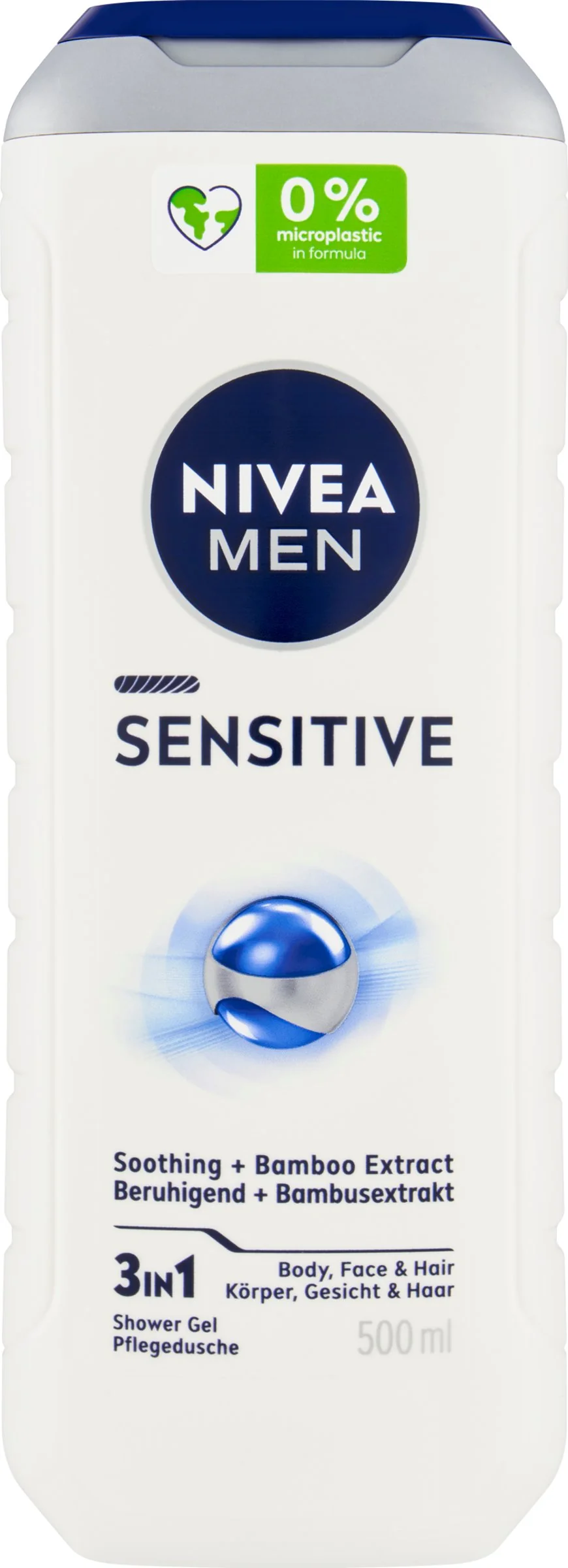 NIVEA Men Sprchovací gél Sensitive 500ml 1×500 ml, sprchovací gél