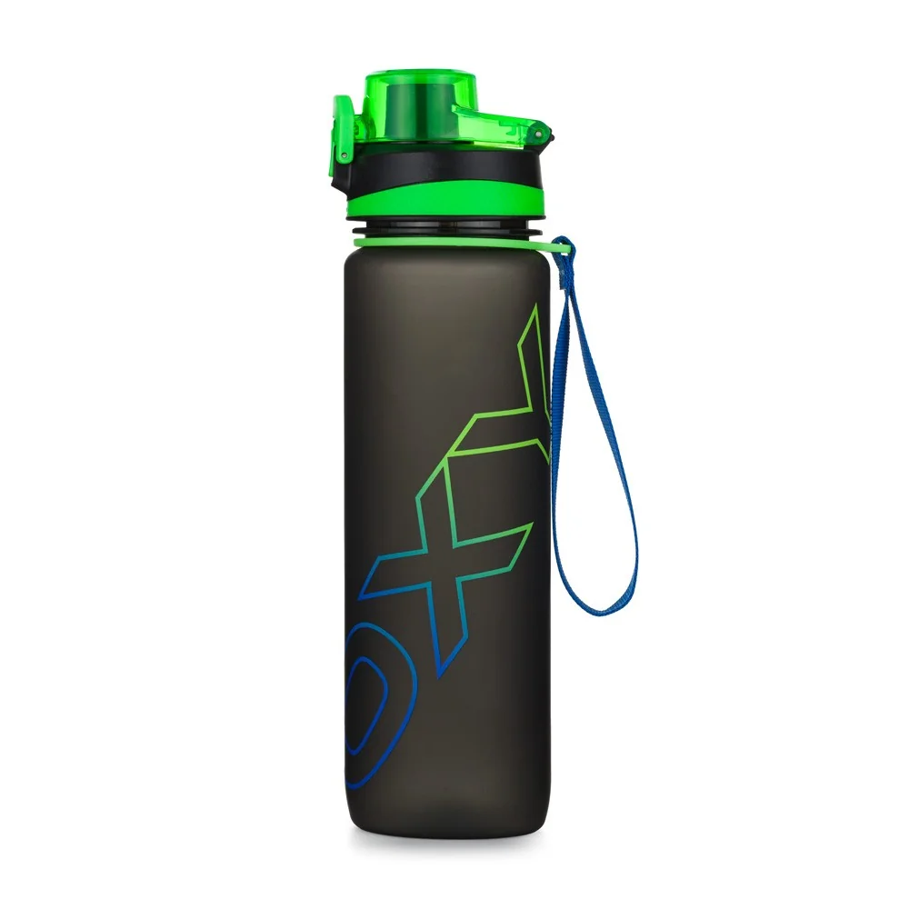 OXY LiFE fľaša na pitie Black Green, 1000 ml objem 1000 ml