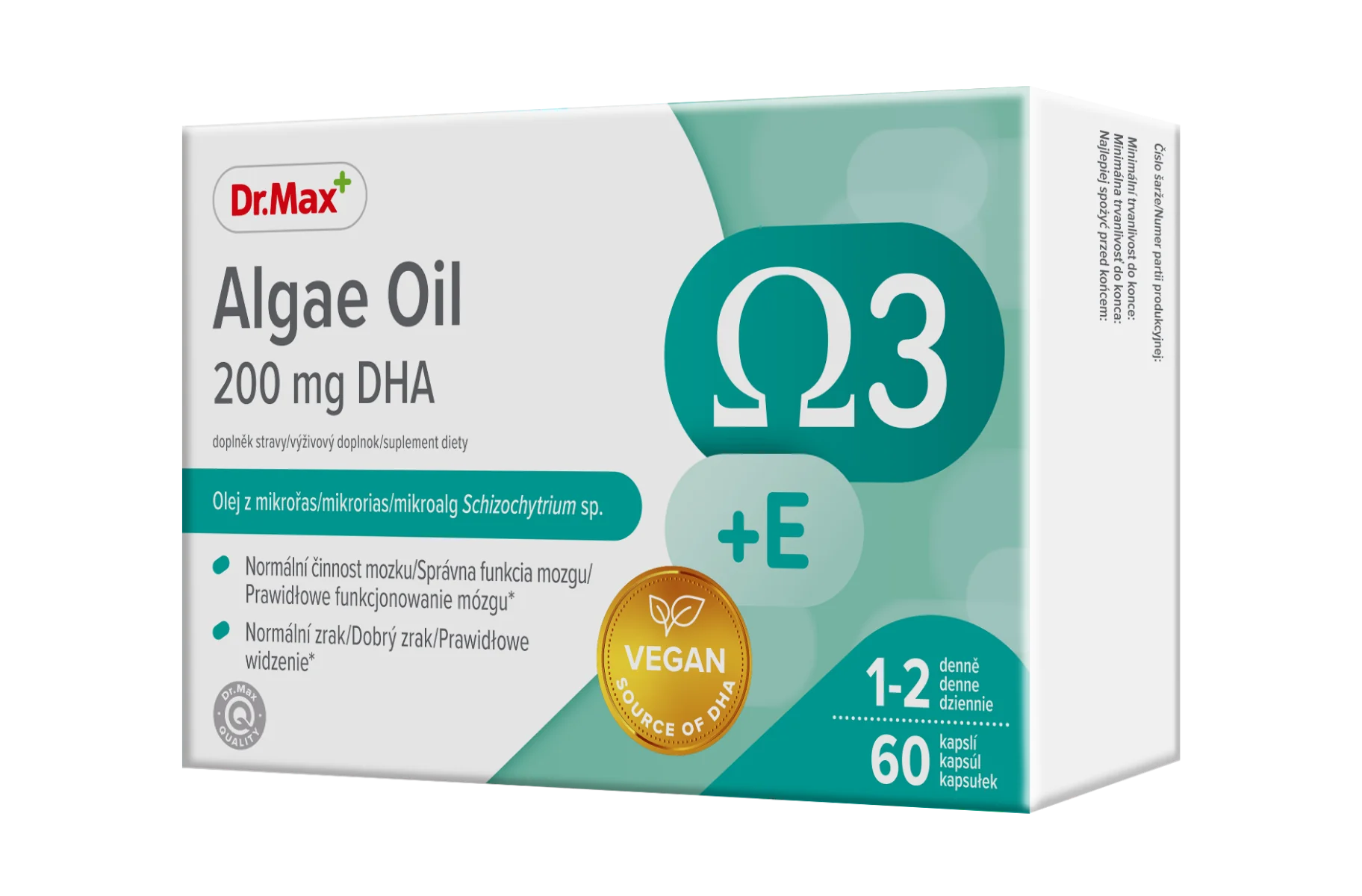 Dr. Max Algae Oil 200 mg DHA 1×60 cps