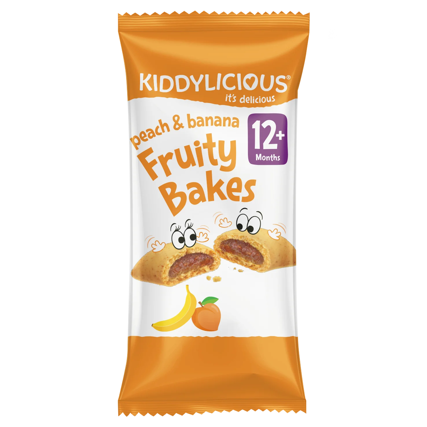 Kiddylicious Koláčiky broskyňovo-banánové 6×22 g