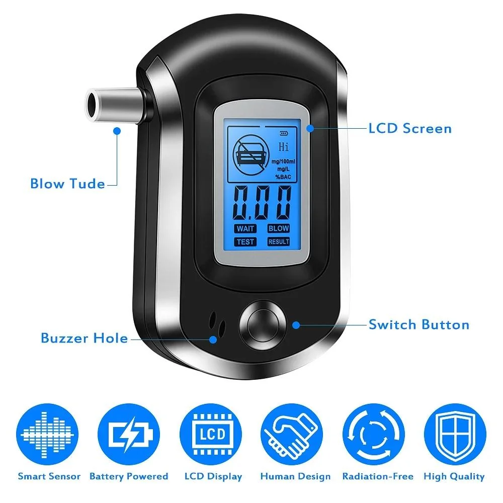 Digitálny alkohol tester AT6000