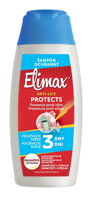 Elimax Preventívny šampón proti všiam a hnidám 1×200 ml, šampón proti všiam a hnidám