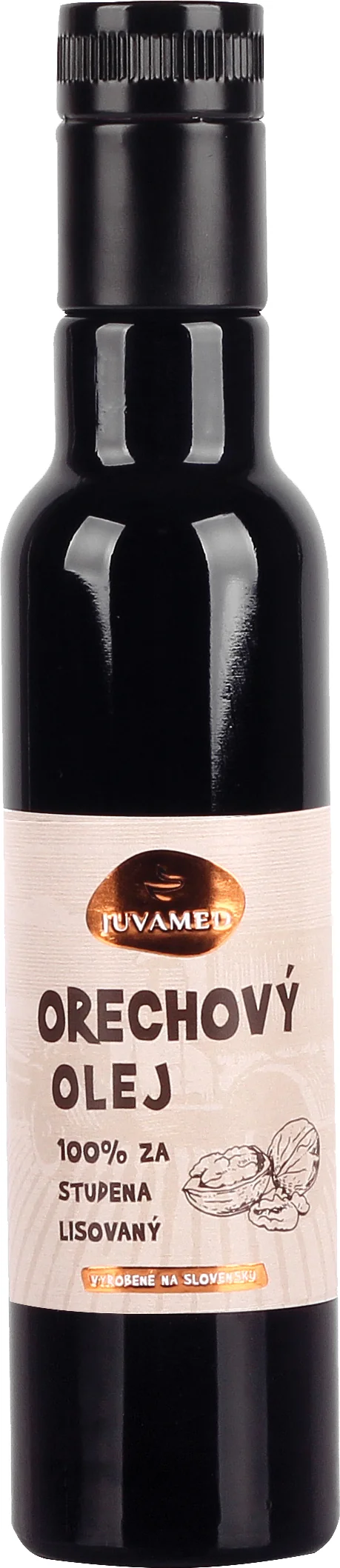 JUVAMED ORECHOVÝ OLEJ, 100 % za studena lisovaný 250 ml