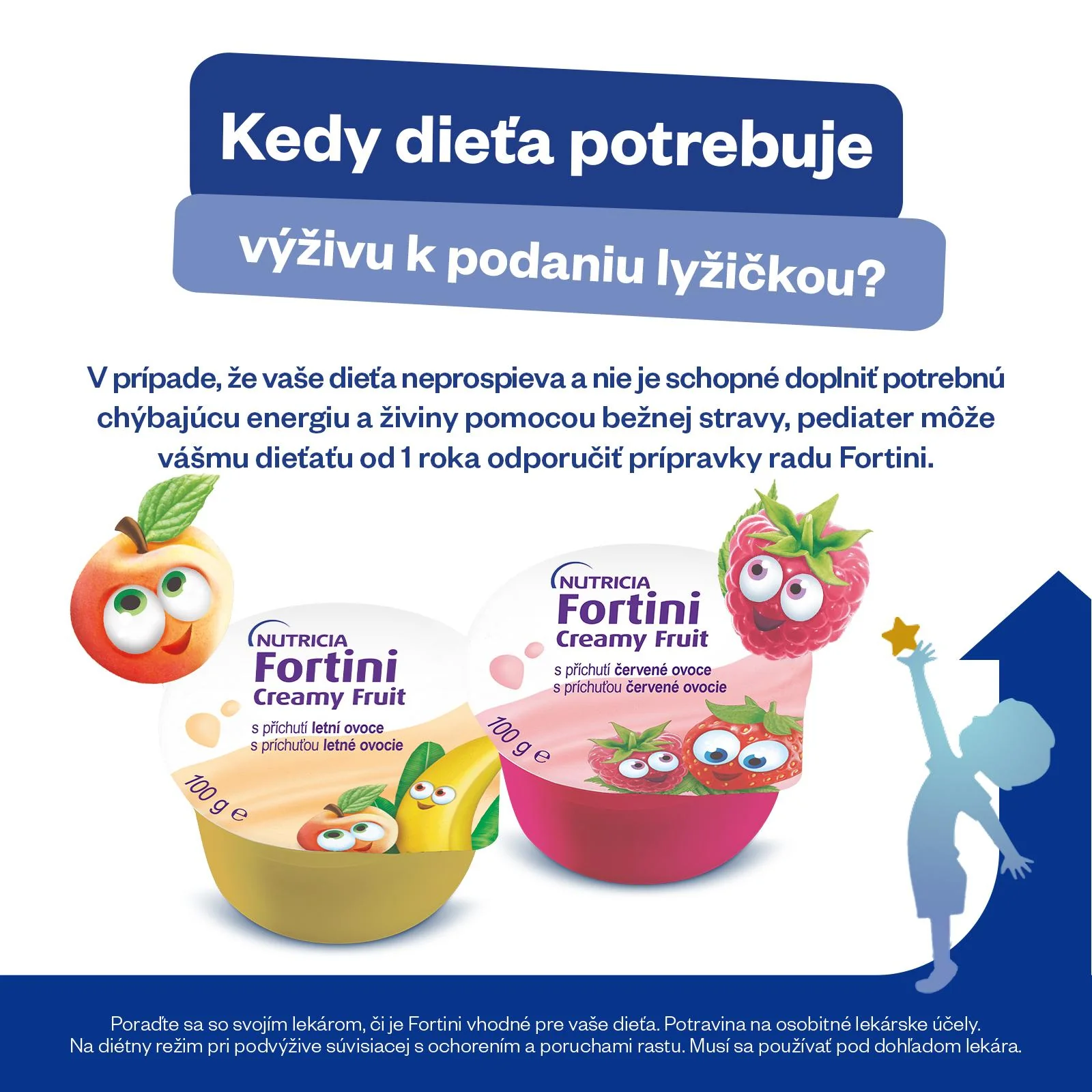 Fortini Creamy Fruit Multi Fibre letné ovocie 400 g