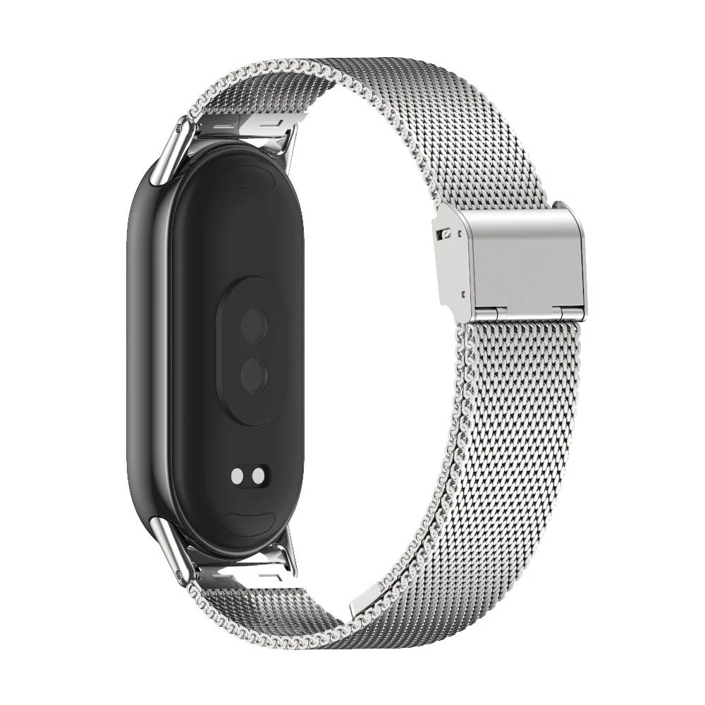 Tech-Protect Milanese remienok na Xiaomi Smart Band 8 / 9 silver