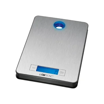 Clatronic KW 3412 inox kuchynská váha z nehrdzavejúcej ocele 5 kg/1 g