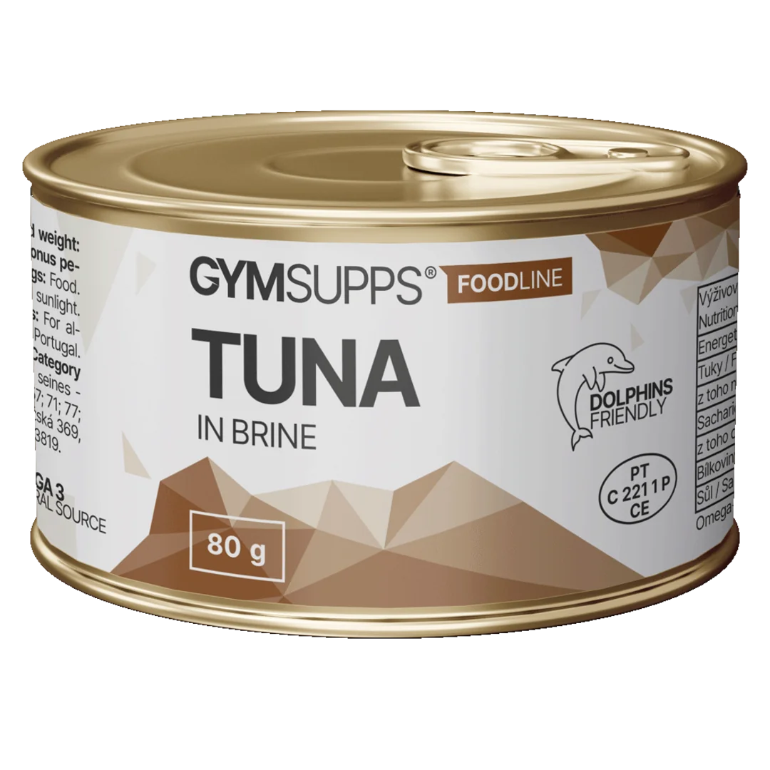 GymSupps Tuniak vo vlastnej šťave 80g