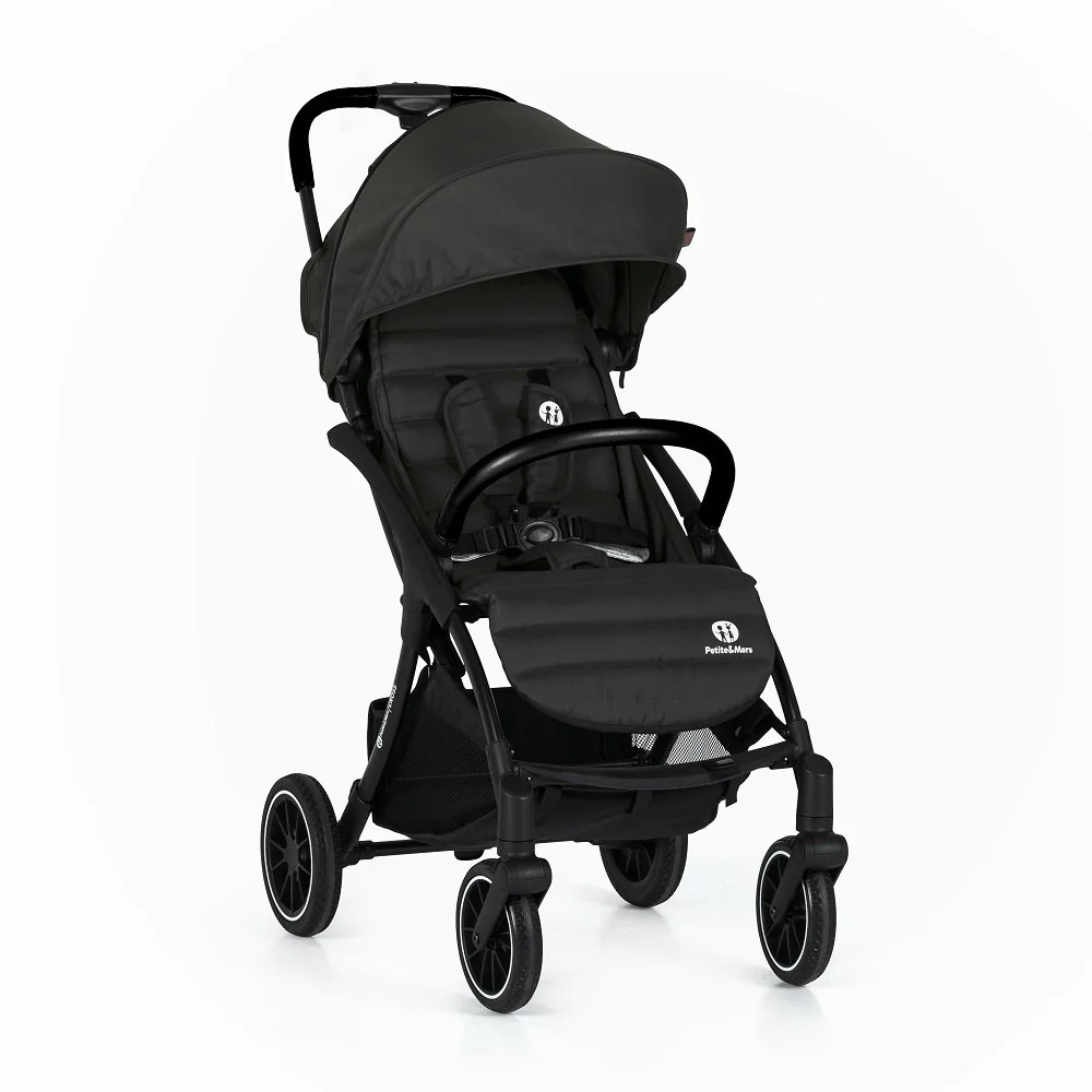 Petite&Mars Cross športový kočík Absolute Black
