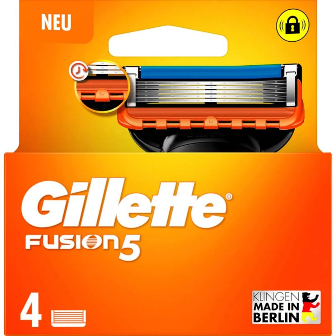 GILLETTE FUSION 5 náhradné hlavice 4ks