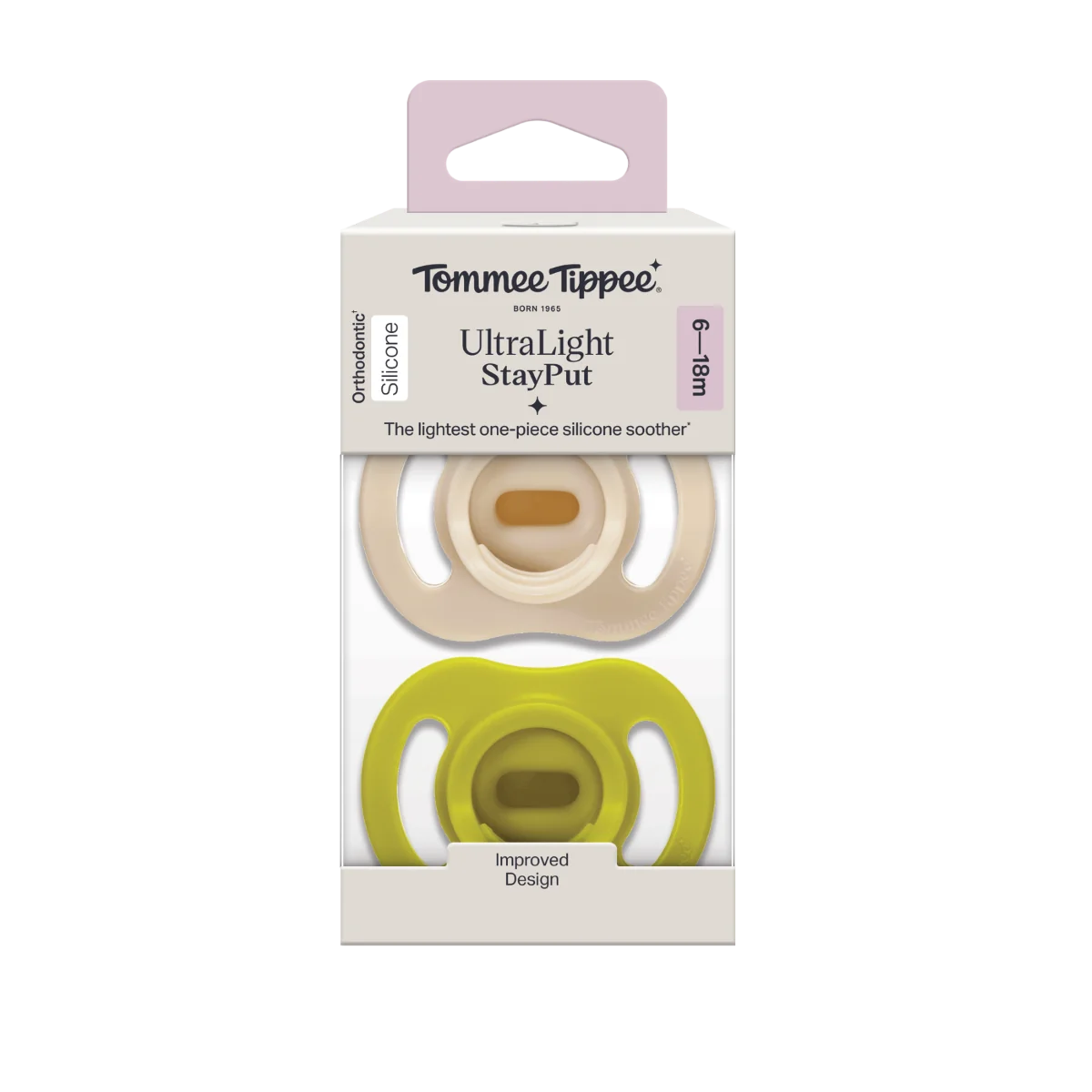 Tommee Tippee Silikónový Cumlík Ultra-light 6-18m 2 ks