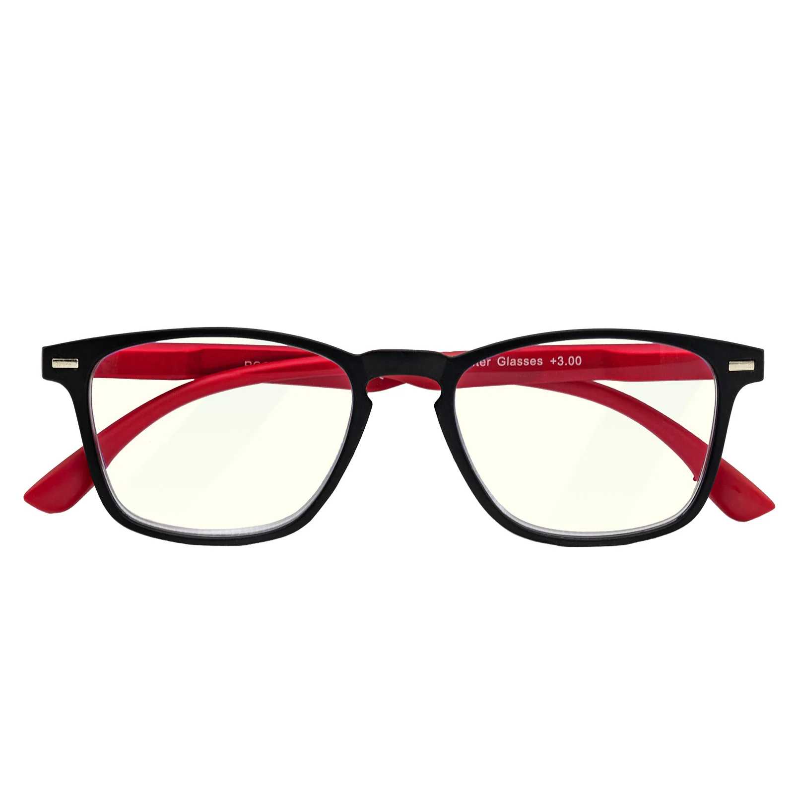 Okuliare na Počítač PCG029 čierno/červený plastový rám +0,5