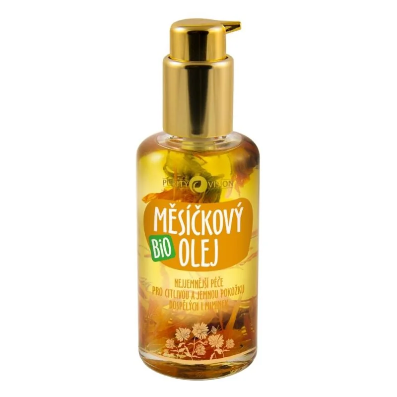 Purity Vision Bio Nechtíkový Olej 100ml 1×100 ml, nechtíkový olej
