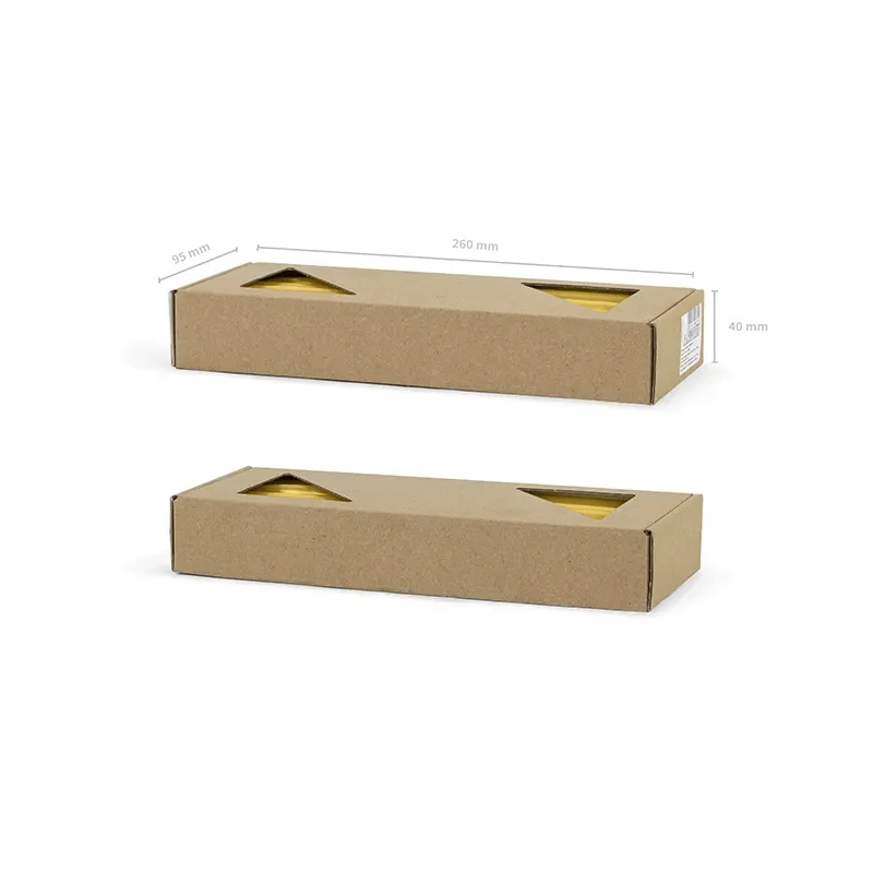 PartyDeco Kónické sviečky zlaté 24cm 10ks