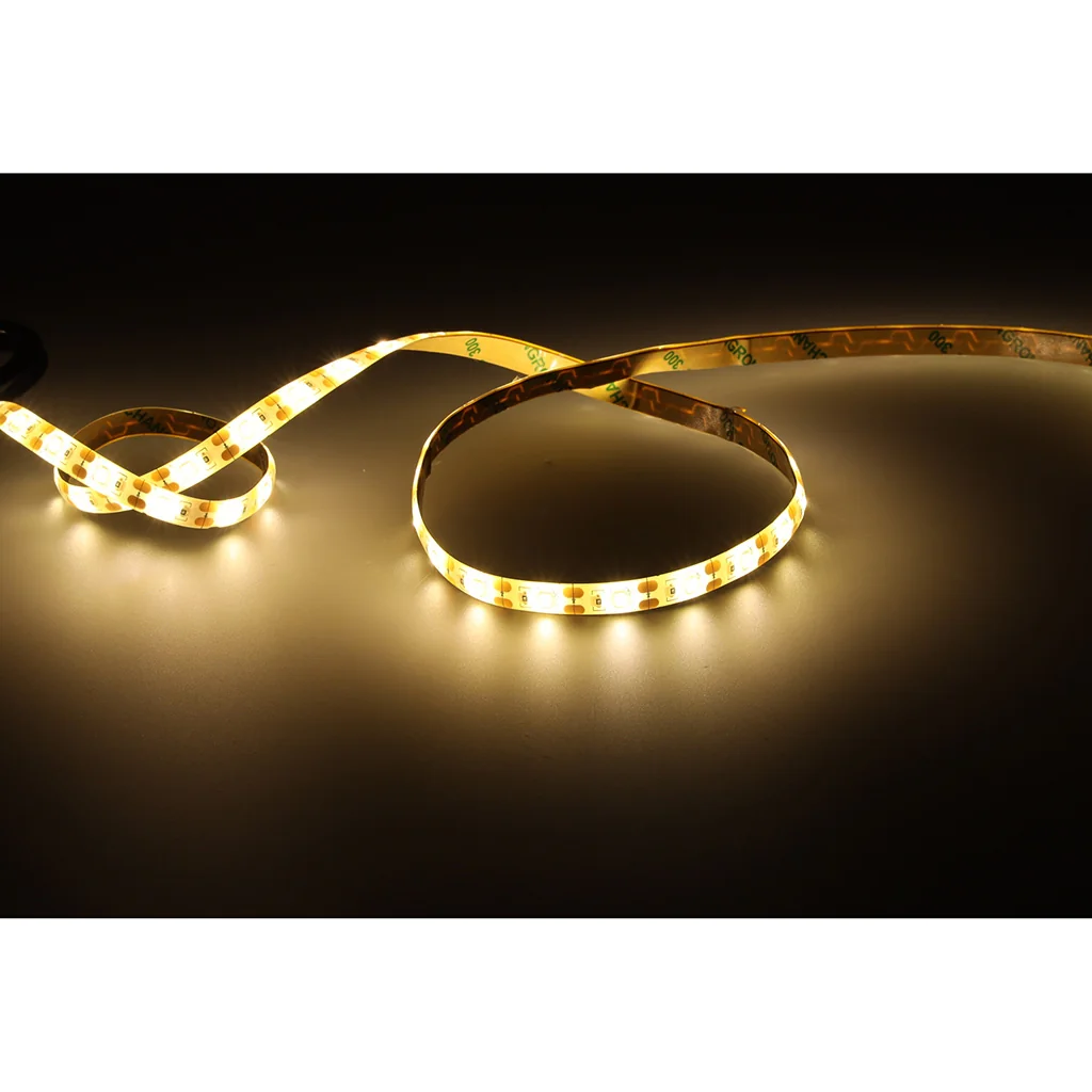 Vodeodolný LED pásik 1 m 59 LED – teplá biela, senzor pohybu a súmraku, USB/batérie