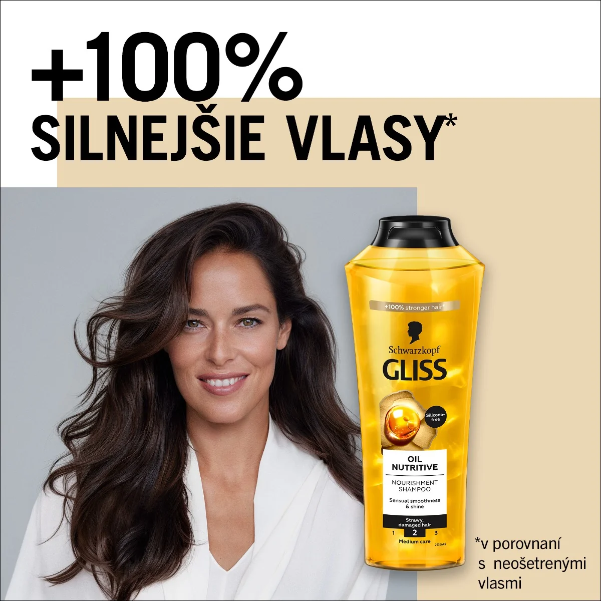 Schwarzkopf Gliss šampón Oil Nutritive 1×400 ml, šampón