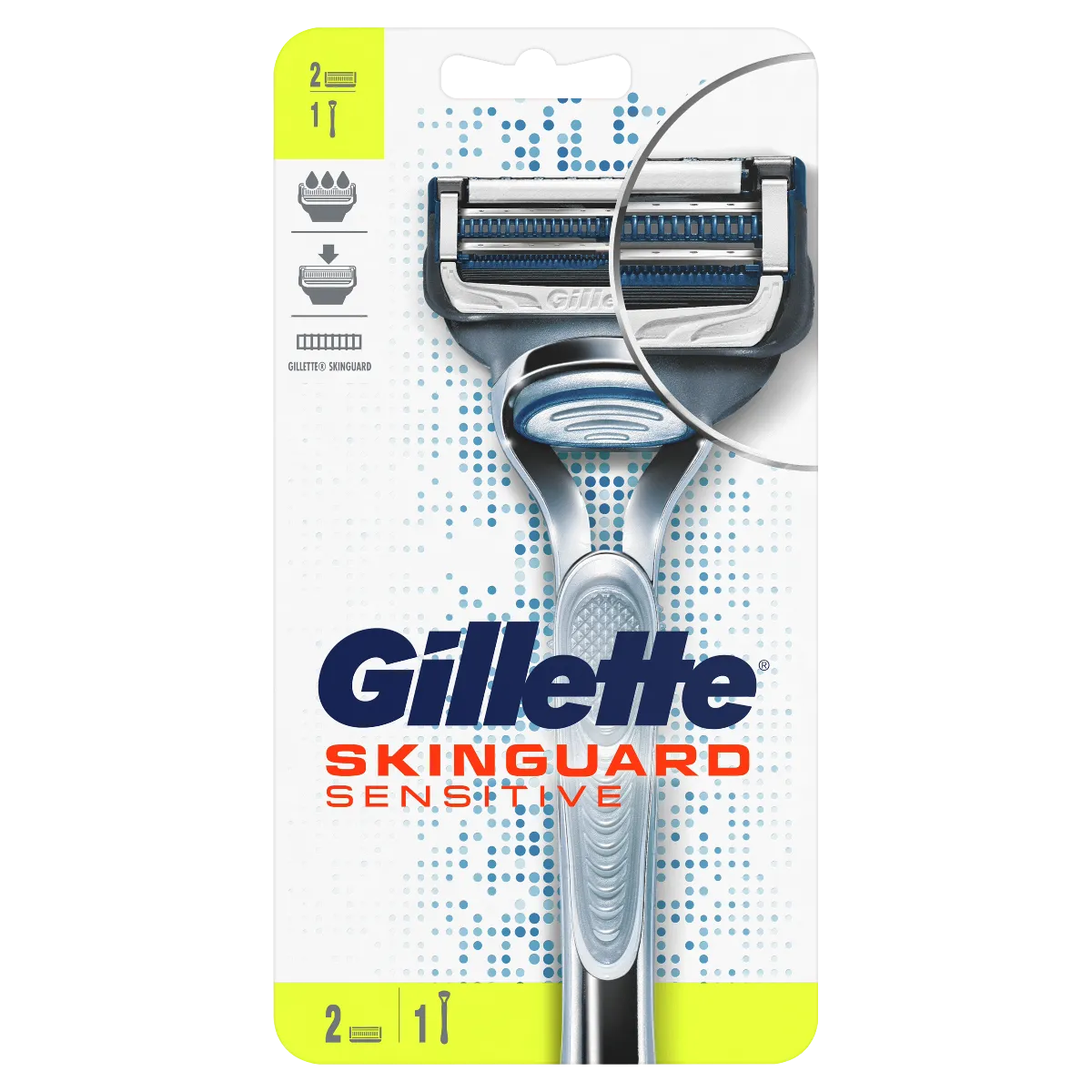 Gillette Skinguard Strojček + 2NH 1×2