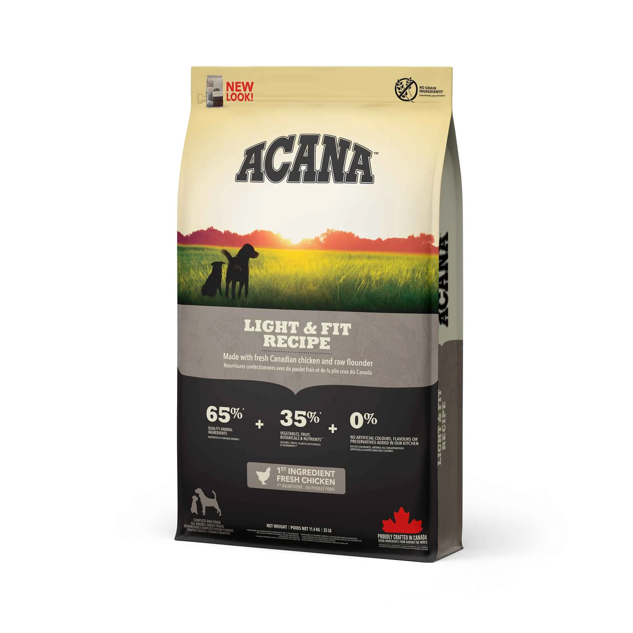 ACANA LIGHT&FIT 11,4KG A.U.V. 1×11,4 kg, granule pre psy s nadváhou