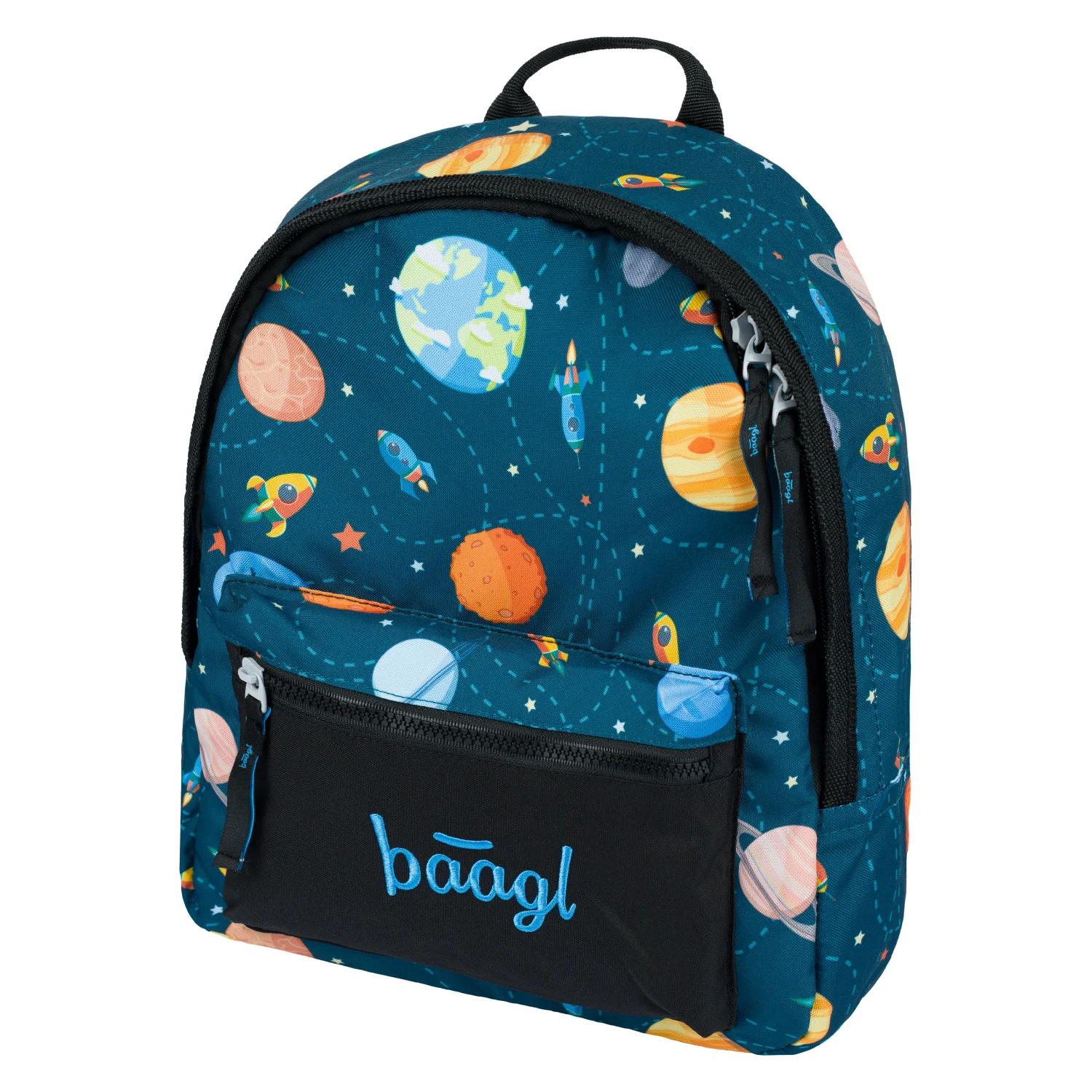 Predškolský batoh Planéty modrý, ergonomický