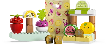 LEGO® DUPLO® 10983 Trh s ekologickými farmármi 1×1 ks, lego stavebnica