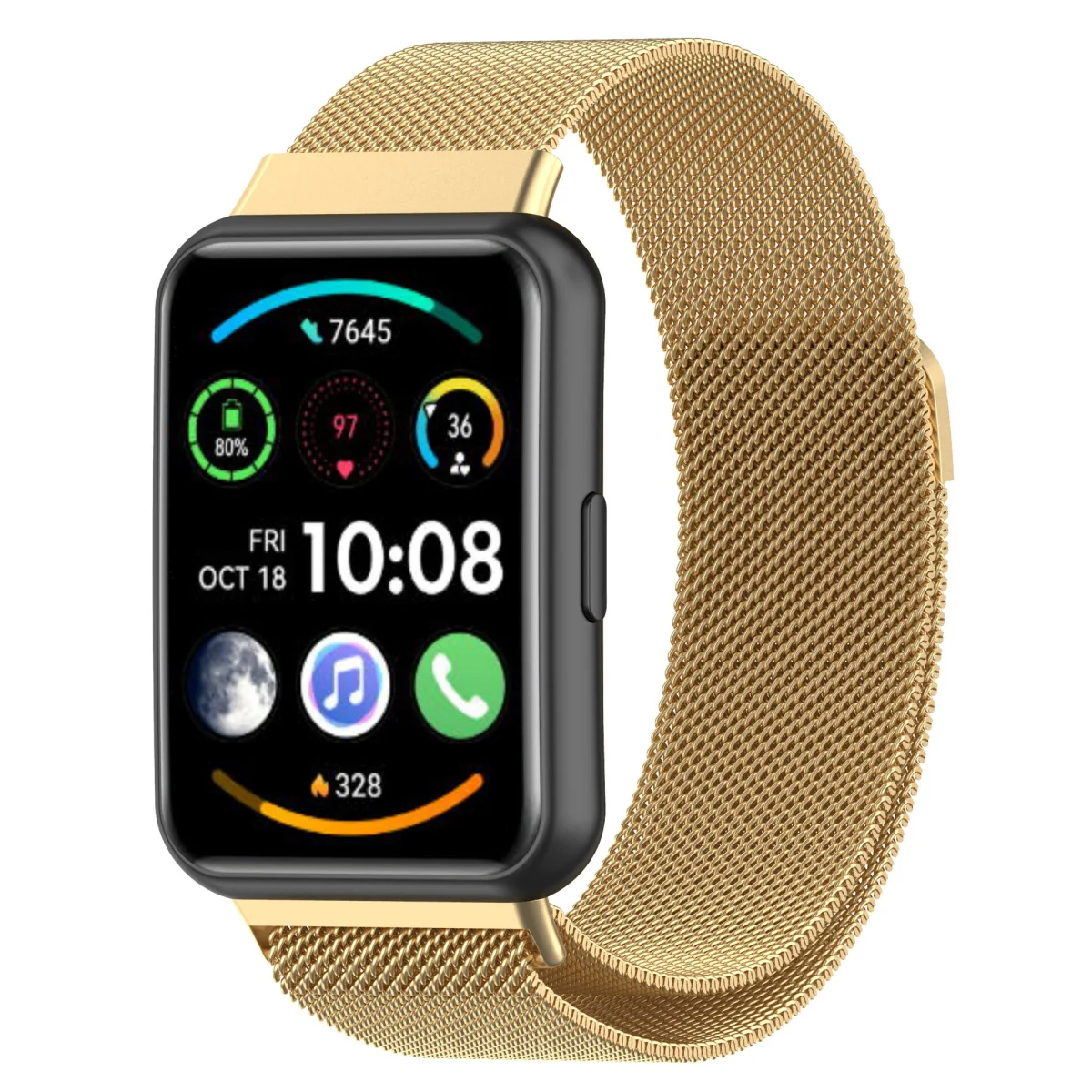 Bstrap Milanese remienok na Huawei Watch Fit 2 gold