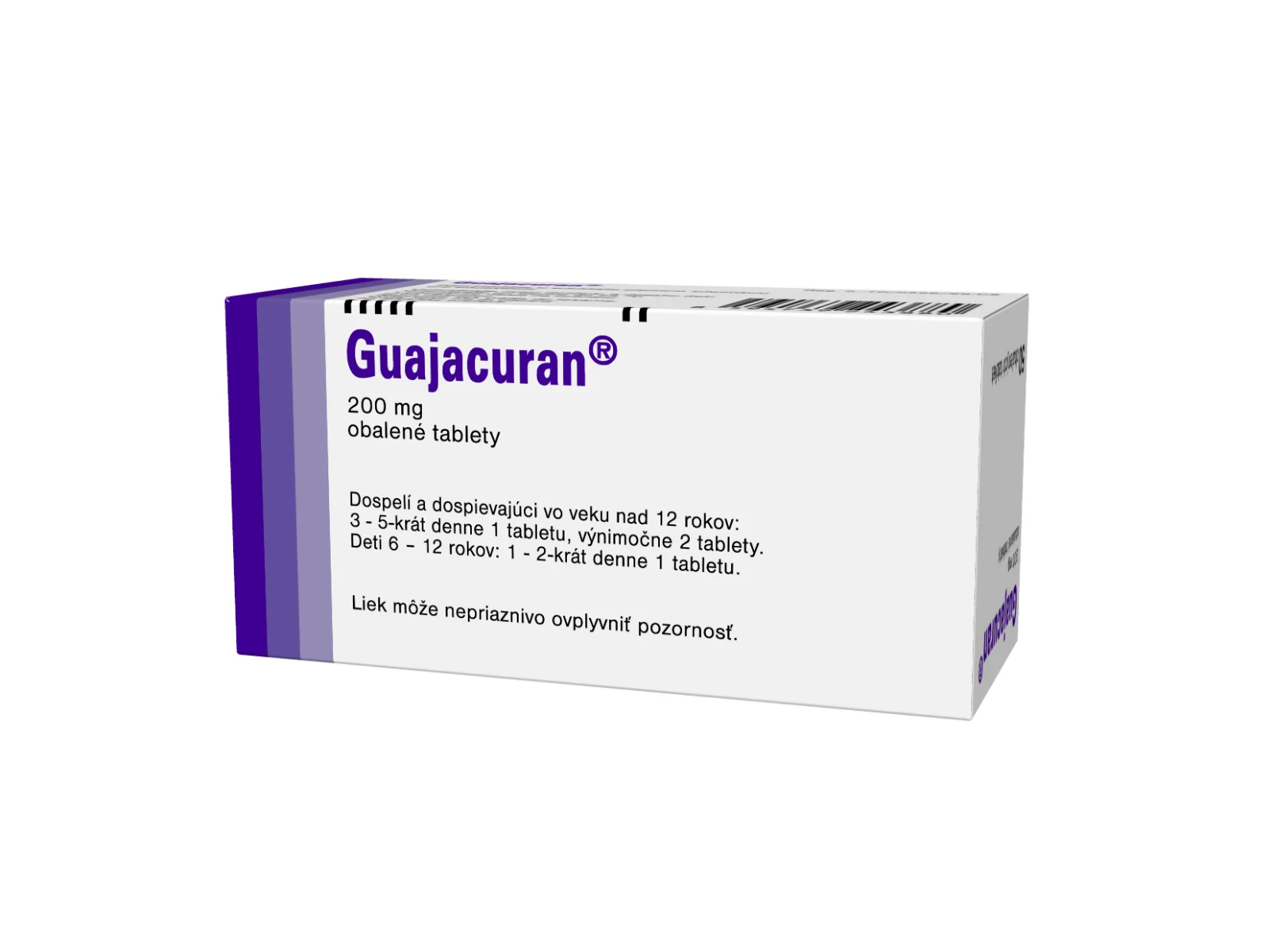 GUAJACURAN 200 mg 1×50 tbl, liek