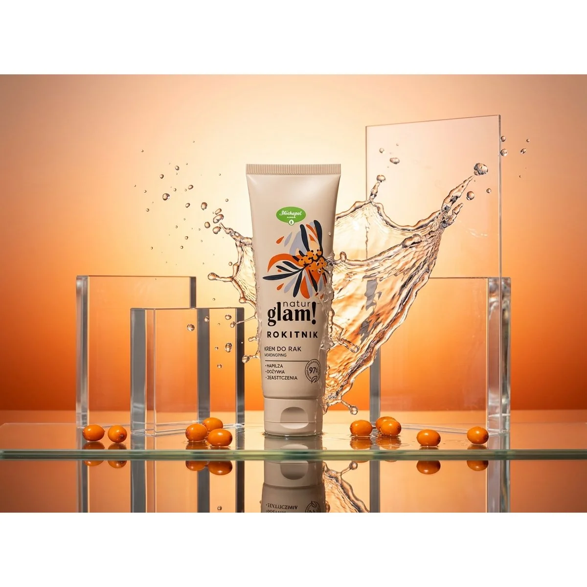 NaturGlam Rakytníkový krém na ruky 100 ml pre suchú pokožku
