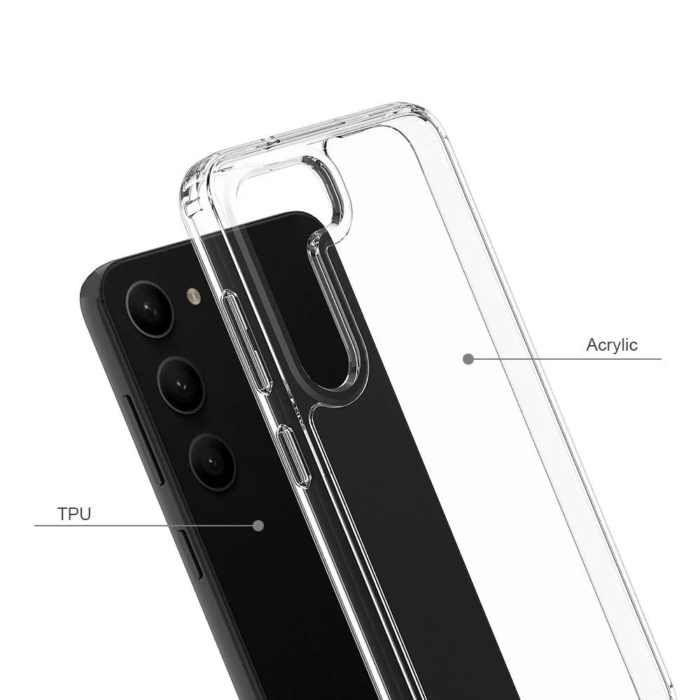 Tech-Protect FlexAir kryt na Samsung Galaxy S23, priesvitný