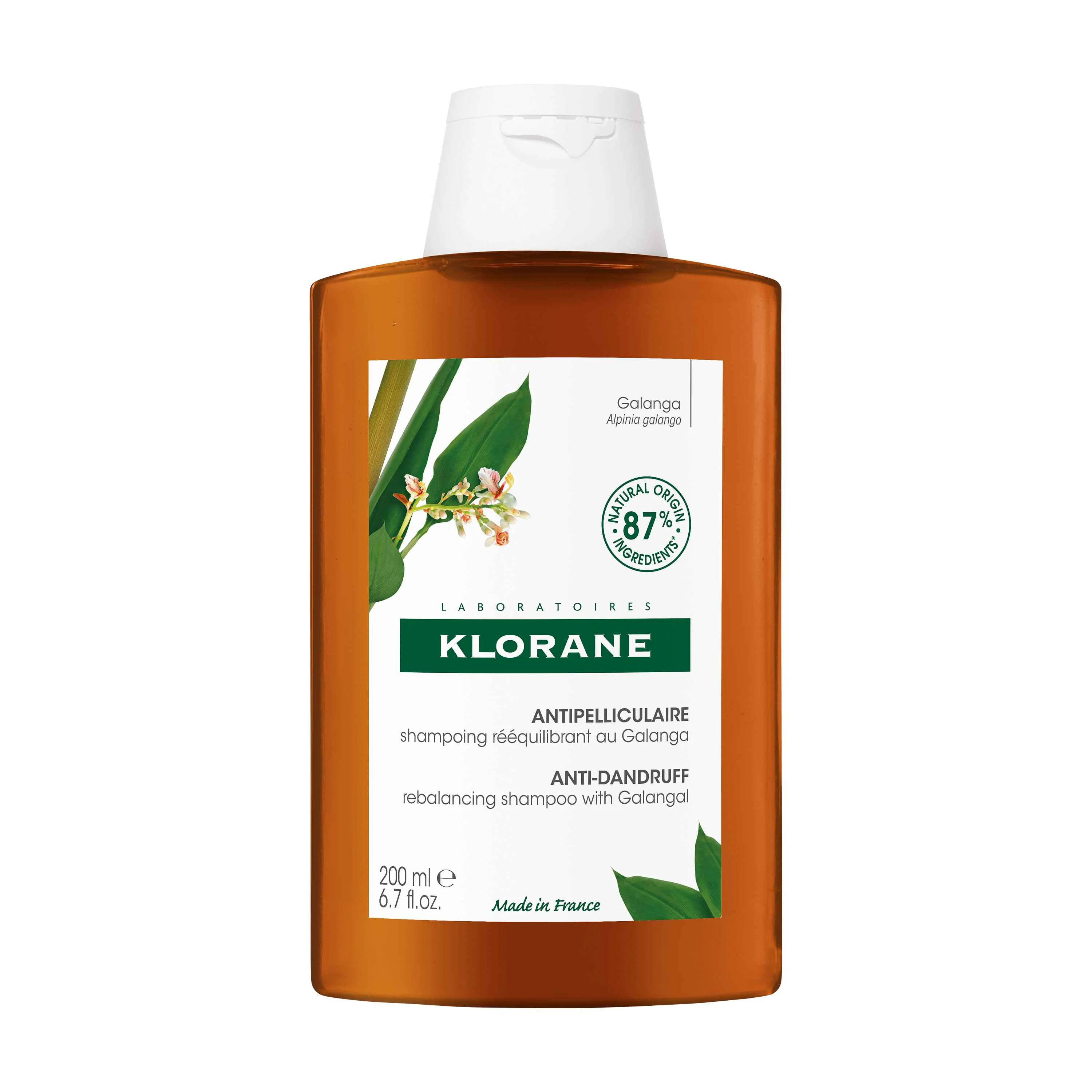 KLORANE ŠAMPÓN s galangalom proti lupinám, vracajúci rovnováhu 1x200 ml