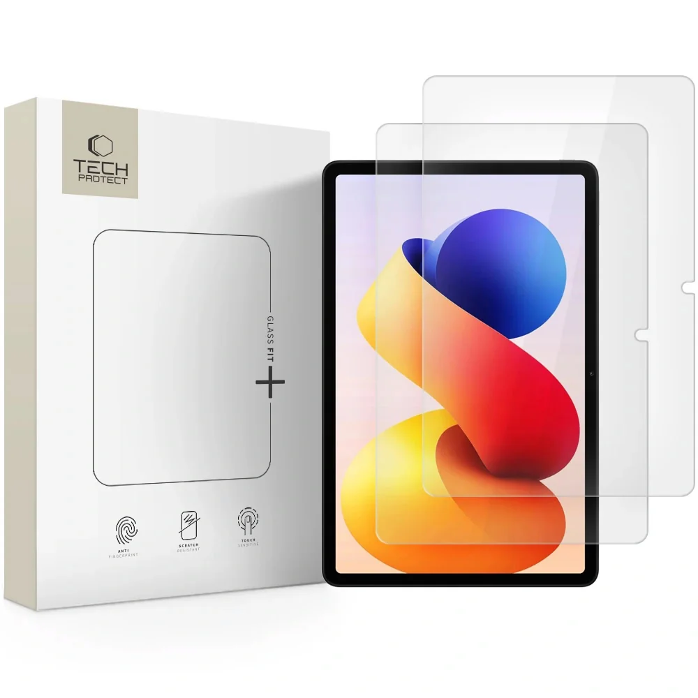 Tech-Protect Glass Fit 2x ochranné sklo na Xiaomi Redmi Pad Pro / 2 Pro 12.1, priesvitný o 12.1, priesvitný