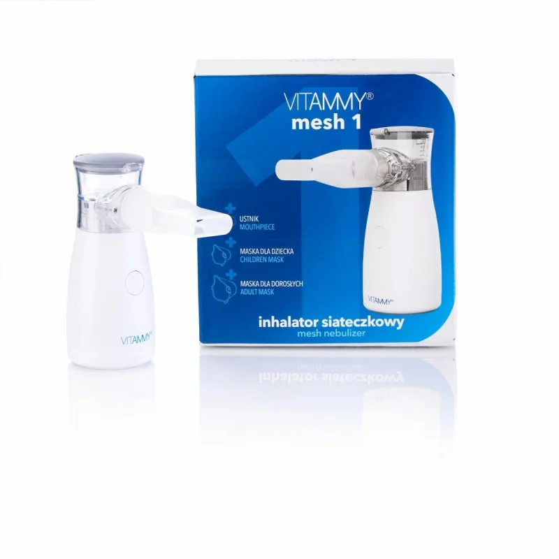 VITAMMY Mesh 1 membránový inhalátor (nebulizér) USB‑C, nabíjateľný