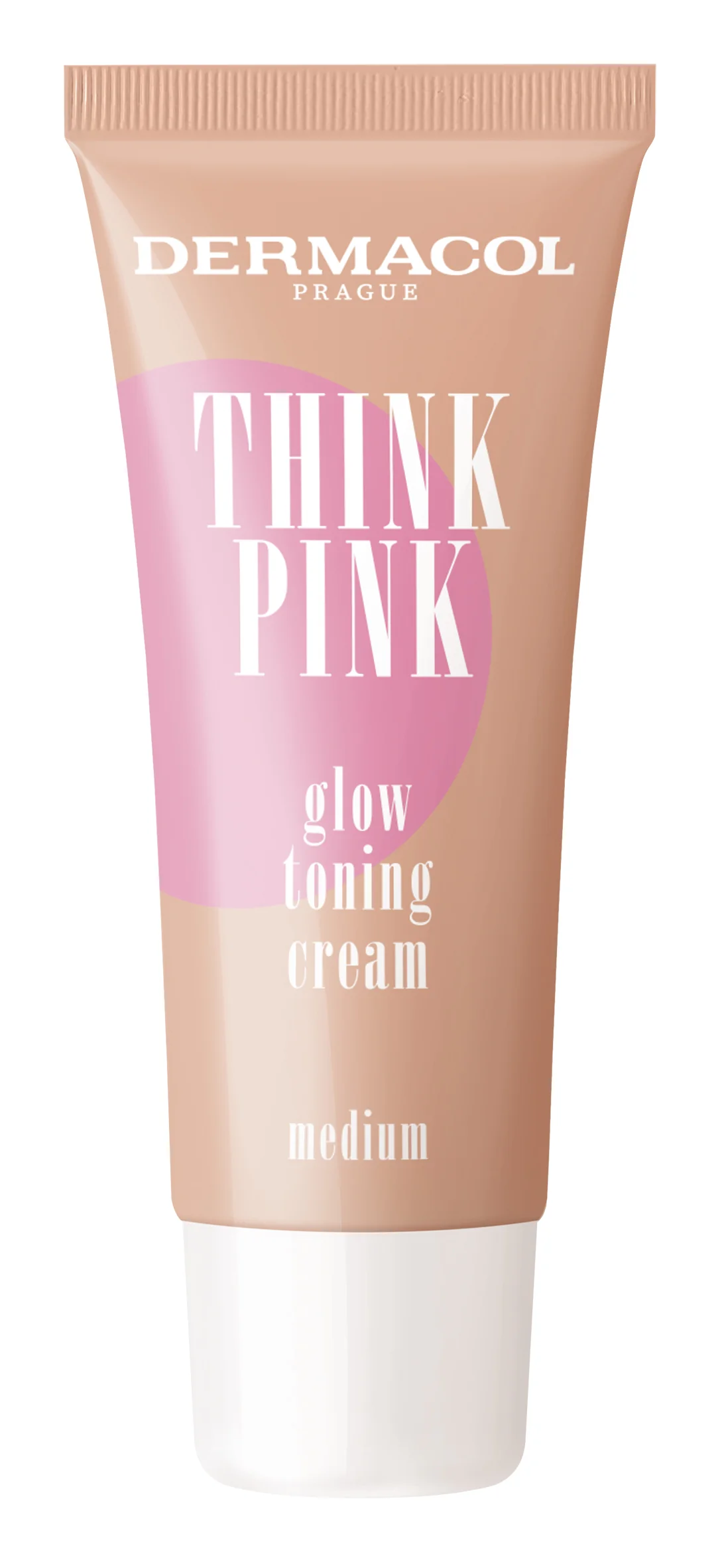 Dermacol Think Pink glow toning cream č.2 Natural 1×30 ml, tónovací krém