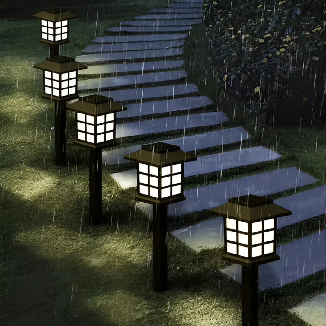 MG Garden Lamp V2 solárna lampa 6ks, čierna