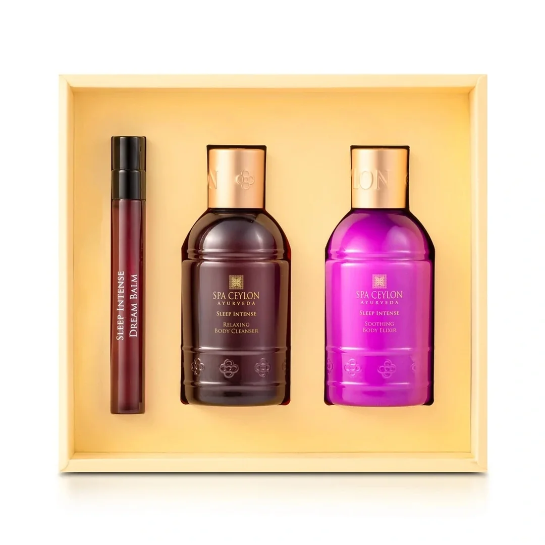 Kozmetický wellness set na podporu lepšieho spánku 3 ks v sade
