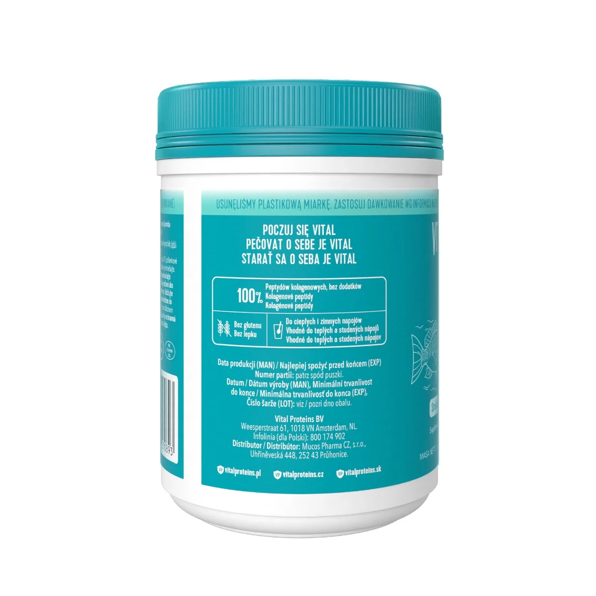 VITAL PROTEINS MARINE COLLAGEN 1×221 g, produkt s obsahom kolagénu