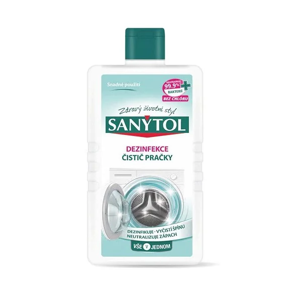 Sanytol čistič pračky 1×250 ml, čistič pračky