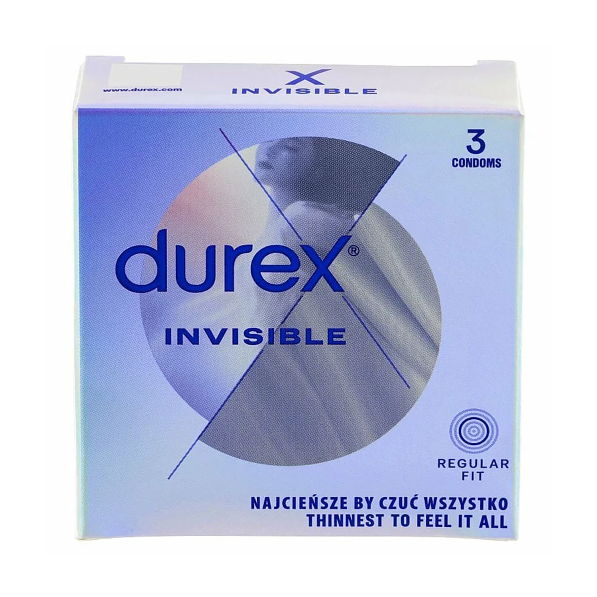 DUREX kondómy Invisible 3ks