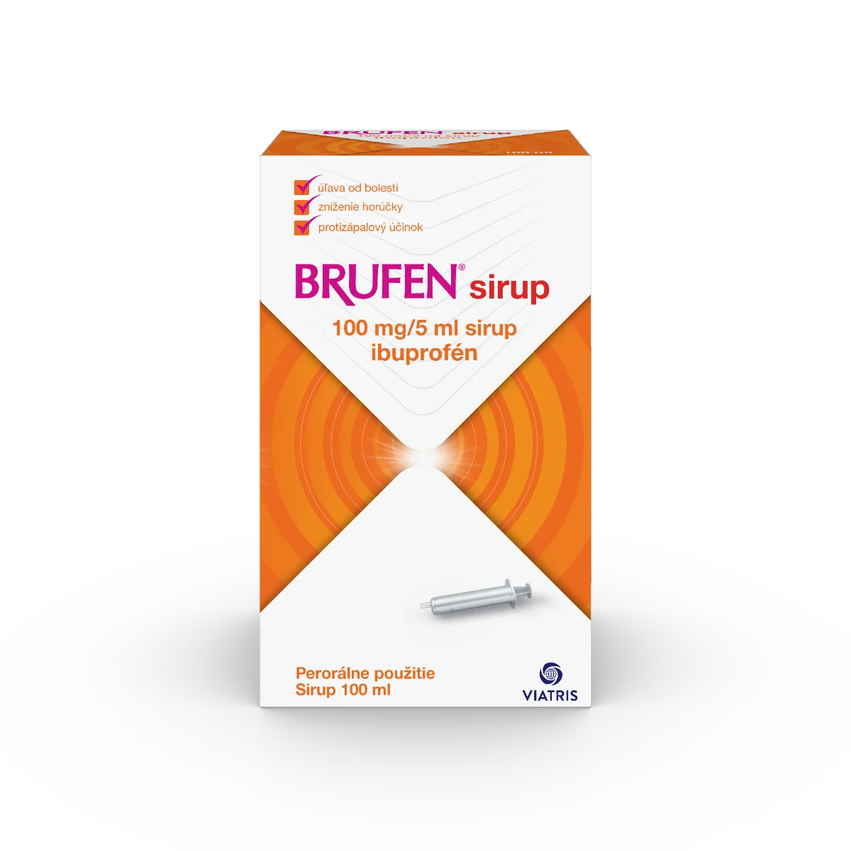 BRUFEN sirup 1×100 ml, liečivo