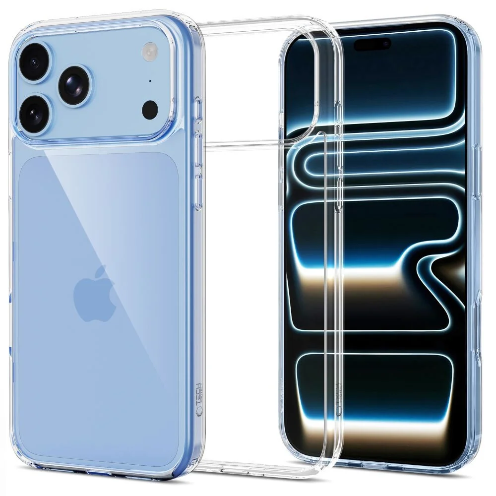 Tech-Protect FlexAir Hybrid kryt na iPhone 17 Pro / 18 Pro, priesvitný